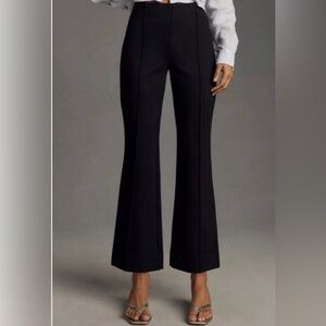 Maeve by Anthropologie The Margot Black Wide Leg Trousers Medium
